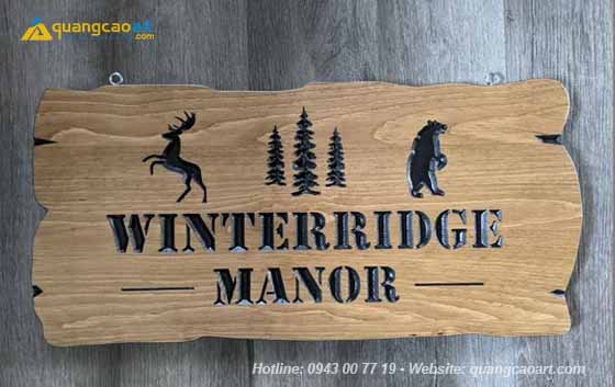 Làm biển gỗ tại Ninh Binh đẹp giá rẻ