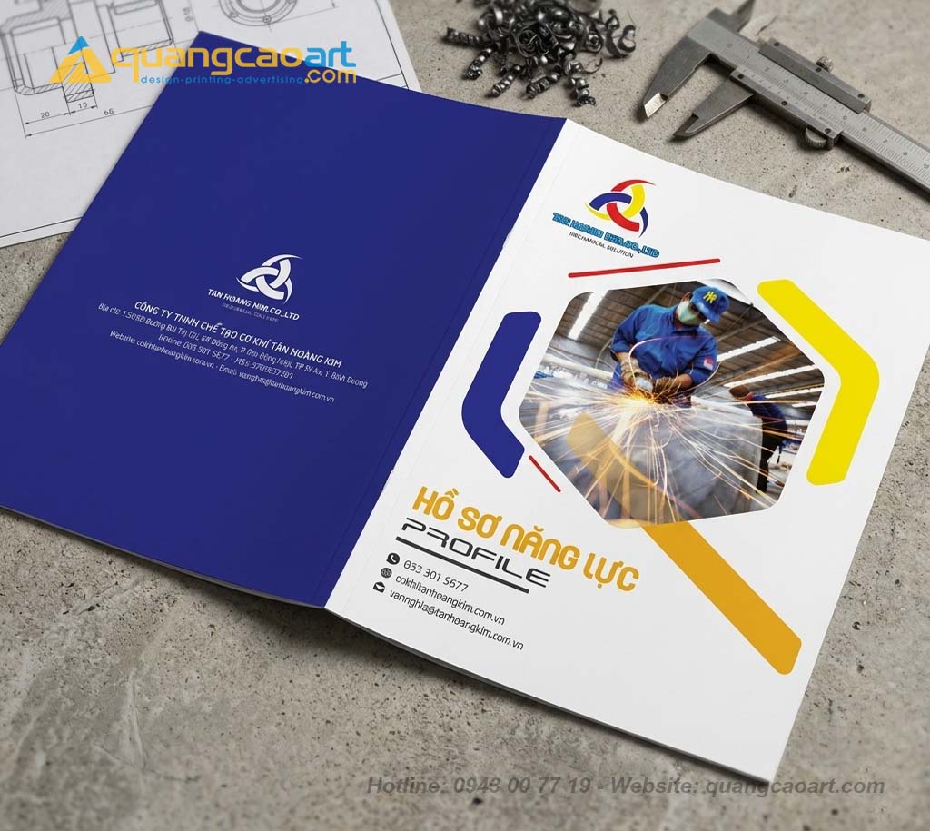 Thiết kế hồ sơ năng lực tại Vinh