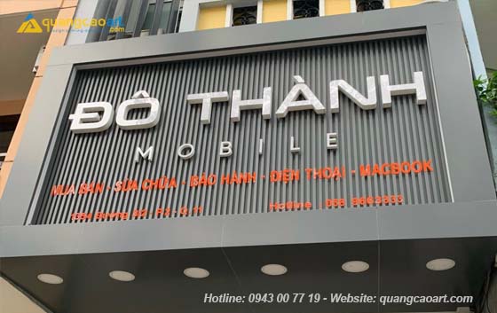 Làm biển alu chữ nổi tại Vinh