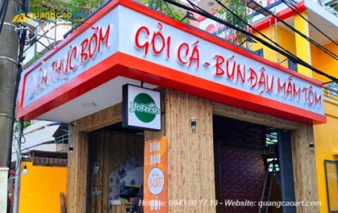 Làm biển alu chữ nổi tại Vinh