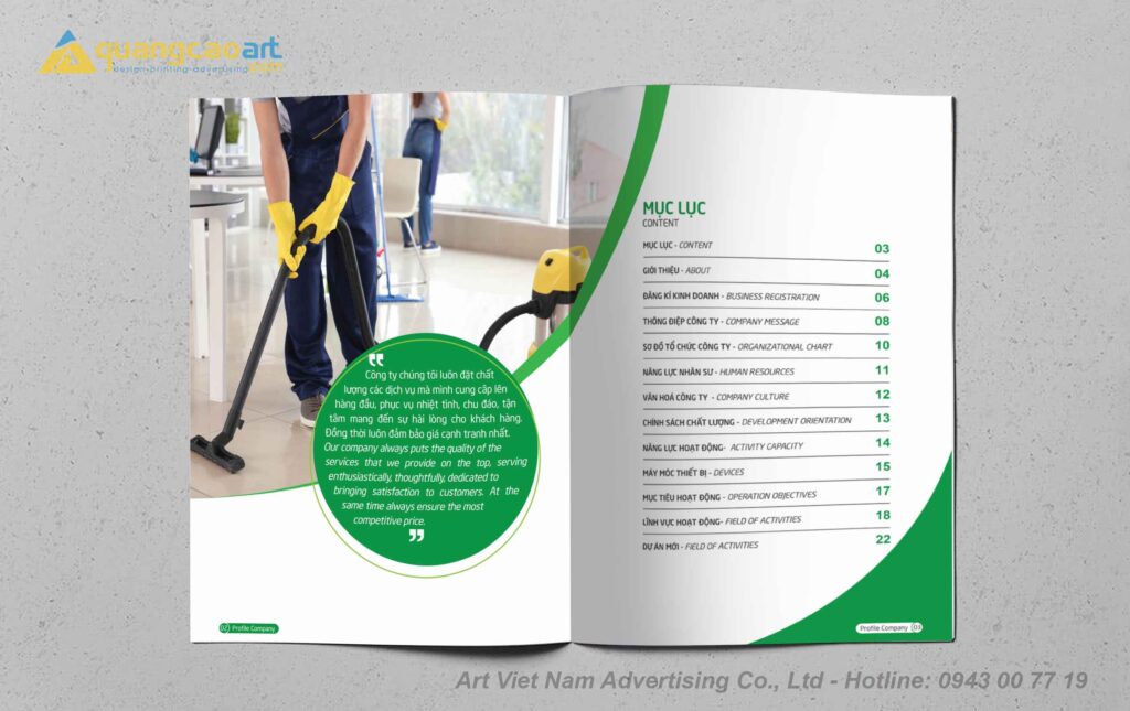 Thiết kế Profile tại Vinh Nghệ An