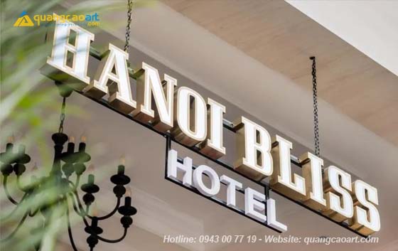 Làm biển hiệu chữ inox tại Vinh