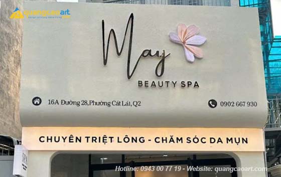 Làm biển hiệu spa tại Vinh