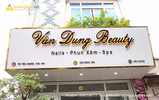 Làm biển hiệu spa tại Vinh