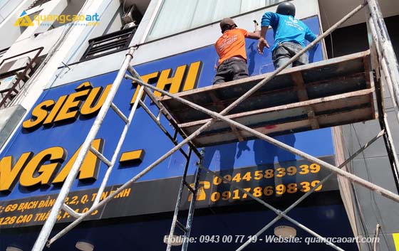 Sửa chữa biển quảng cáo Nghệ An