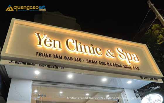 làm biển hiệu spa Thuận An