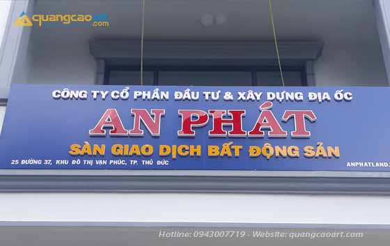 Thi công biển quảng cáo Thuận An